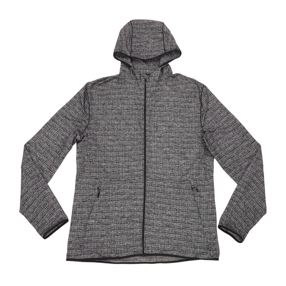Lululemon Surge Warm Full Zip Hoodie Men's Size Large Gray Black Athleisure